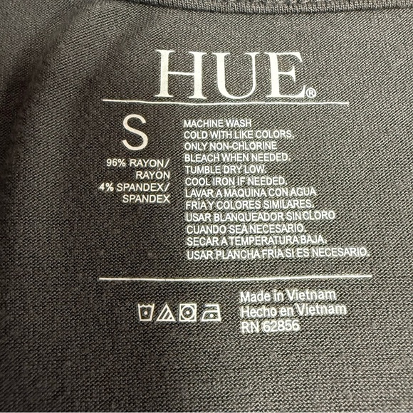 Hue brand size small Gray V-Neck Women's Top tunic length - Picture 3 of 5